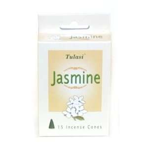  Jasmine ~ 15 Cones ~ Tulasi Incense
