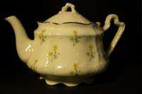Vintage Arthur Wood England Porcelain Teapot Yellow Buttercups  