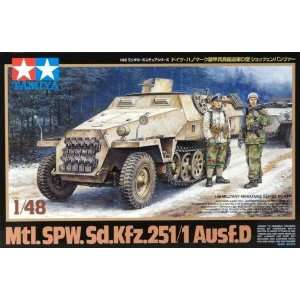  Mtl. SPW SdKfz 251/1 Ausf D Halftrack 1 48 Tamiya Toys 