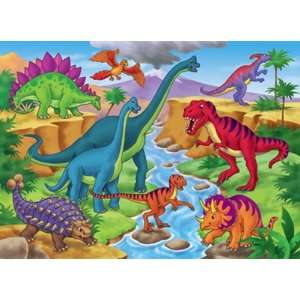  MasterPieces Dinosaurs Puzzle (60pc) Toys & Games