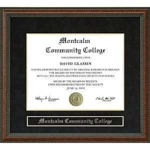  Montcalm Community College Diploma Frame Sports 