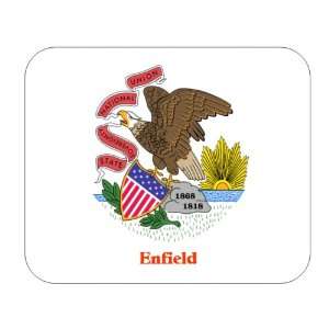  US State Flag   Enfield, Illinois (IL) Mouse Pad 