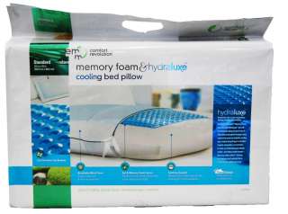 Comfort Revolution Memory Foam and Hydraluxe Cooling Standard Bed 