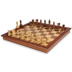   in Golden Rosewood with Folding Chess Case   3 King Toys & Games