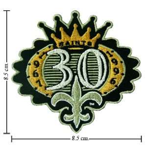  New Orleans Saints Anniversary Logo Iron On Patches 