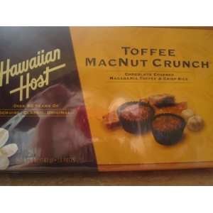 Hawaiian Host Toffee MacNuts Crunch. Net WT 5.OZ (142g)  15 Pieces 