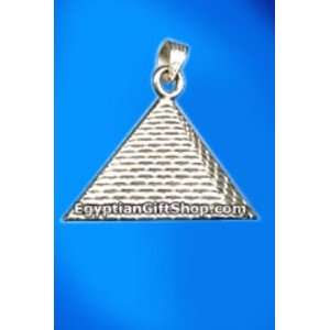  Egyptian Pyramid Silver Pendant