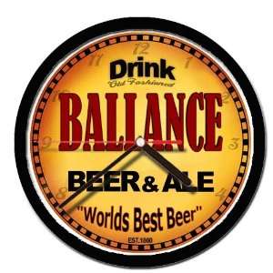  BALLANCE beer and ale wall clock 