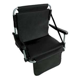 Black Premium Stadium Chair W/ Back By Barton Outdoors  