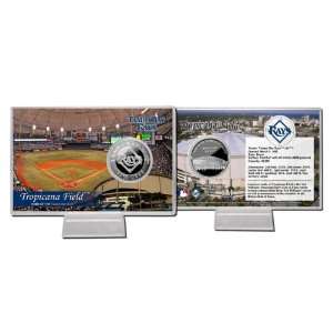  Tampa Bay Rays Tropicana Field Silver Coin Card Sports 