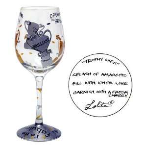  Lolita Glassware Trophy Wife Wine Glass GLS11 5511C 