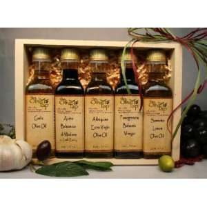   Olive Oil and Vinegar Gift Set The Olive Tap Balsamic Vinegar Sampler
