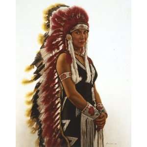  James Bama   Indian Rodeo Performer Canvas Giclee