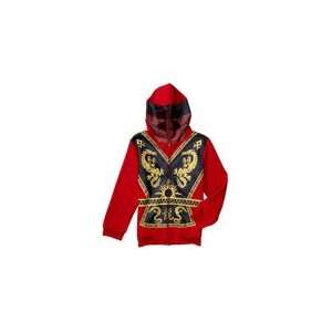  Zip Mask Hoody Red Ninja/Hoodie Ninja 