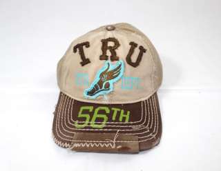 True Religion Brand Jeans Tru Baseball Cap KAKHI