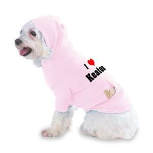  I Love/Heart Keaton Hooded (Hoody) T Shirt with pocket for 