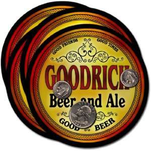  Goodrich , WI Beer & Ale Coasters   4pk 