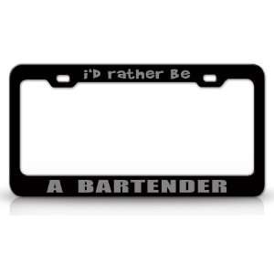 BARTENDER Occupational Career, High Quality STEEL /METAL Auto License 