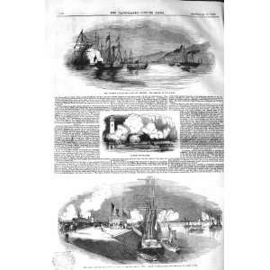   1843 VICTORIA ALBERT YACHT TREPORT BATTERY SHIP QUEEN