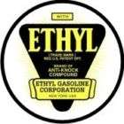 Vintage Ethyl Gasoline Cars sticker decal sign 3 dia.