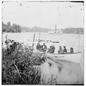  James River,Virginia. Officers,men of COMMODORE PERRY 