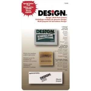 Design Art Erasers Set 3pc Toys & Games