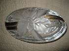 CRYSTAL COVERED CANDY DISH OR TRINKE CONTAINER~w/FLOWER