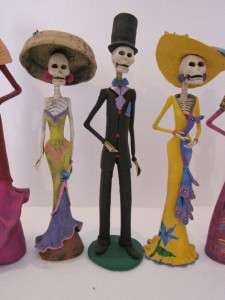 11 CATRINAS mexican folk art day of the dead catrina  