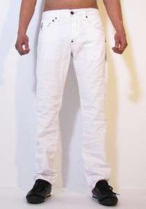 Star Jeans Attacc Straight Splend Destroy White Men New All Sizes 