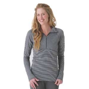  Columbia Womens Layer First Stripe Half Zip (Light Grey 