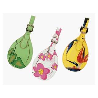  Travelon 1939 0 Bonded Leather Floral Luggage Tags 