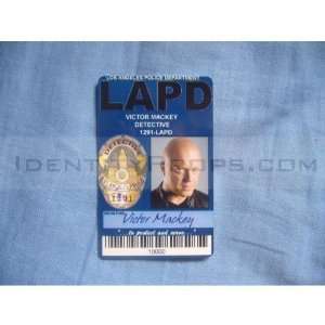   The Shield Victor Mackey LAPD ID Card Badge TV Prop