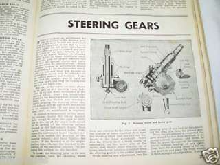 Vintage 1950 Motors Auto Repair Manual Covers 31 Cars  