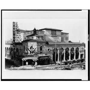   picture,theaters,buildings,Fresno,California,CA,c1929