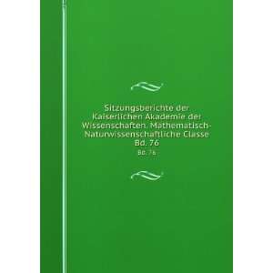   in Wien. Mathematisch Naturwissenschaftliche Klasse Books