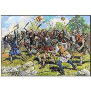  1/72 Medieval Peasant Army Toys & Games