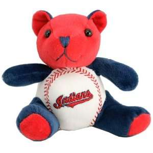  Cleveland Indians Plush Cheering Baseball Bear