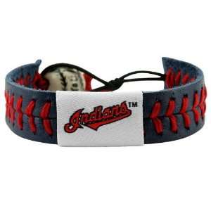  Cleveland Indians Navy Blue Baseball Bracelet