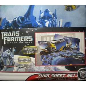  Transformers Dark of the Moon Twin Bedding Sheet Set