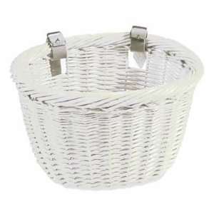  Basket Front Willow Mini White Strap On 
