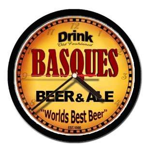  BASQUES beer and ale cerveza wall clock 