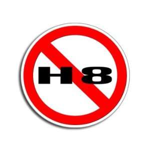  NO H8   Hate   Window Bumper Laptop Sticker Automotive