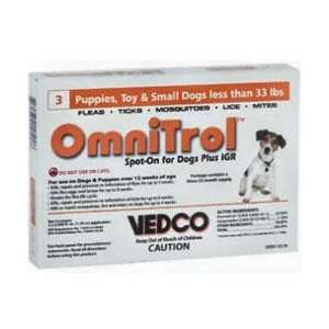  OmniTrol Spot On Flea and Tick Treatment Plus IGR for 