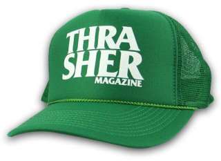 Thrasher Magazine ANTI LOGO Skateboard Trucker Hat GRN  