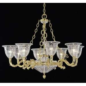   Age Renaissance Nine Light Up Lighting Chandelier from the Gilded Age