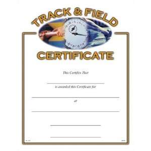  Sports Certificates (10 Pack)   Track