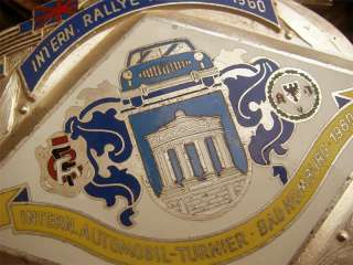 lovely details with automobilclub frankfurt crest and avd club sign