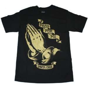  Santa Cruz T Shirts Pray For Me   Black