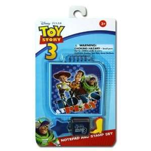  New   Toy Story 3 Notepad And Stamp Set Case Pack 48 by 