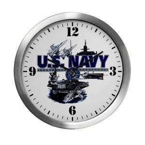   US Navy with Aircraft Carrier Planes Submarine and Emblem Everything